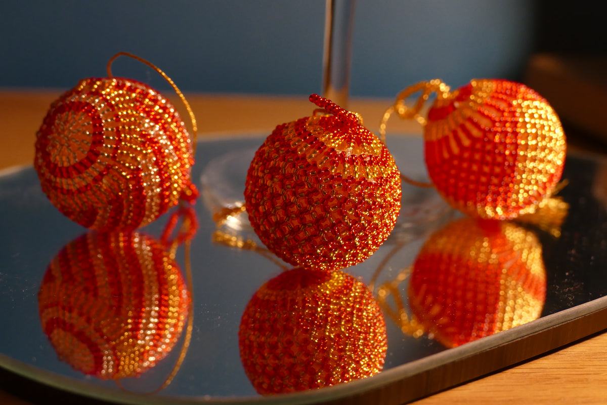 Ruby Celebration Christmas Ball