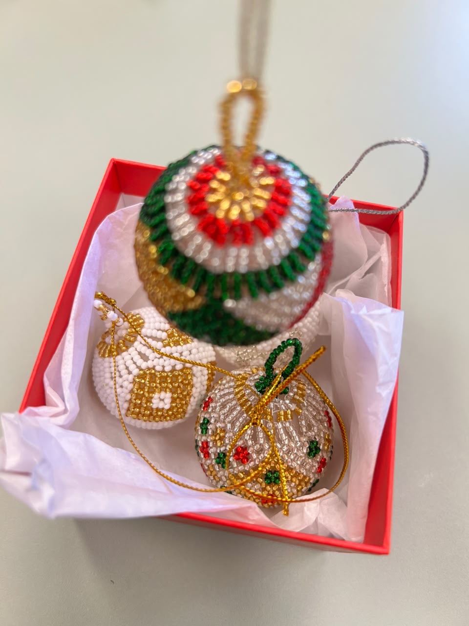 Christmas Baubles x 3