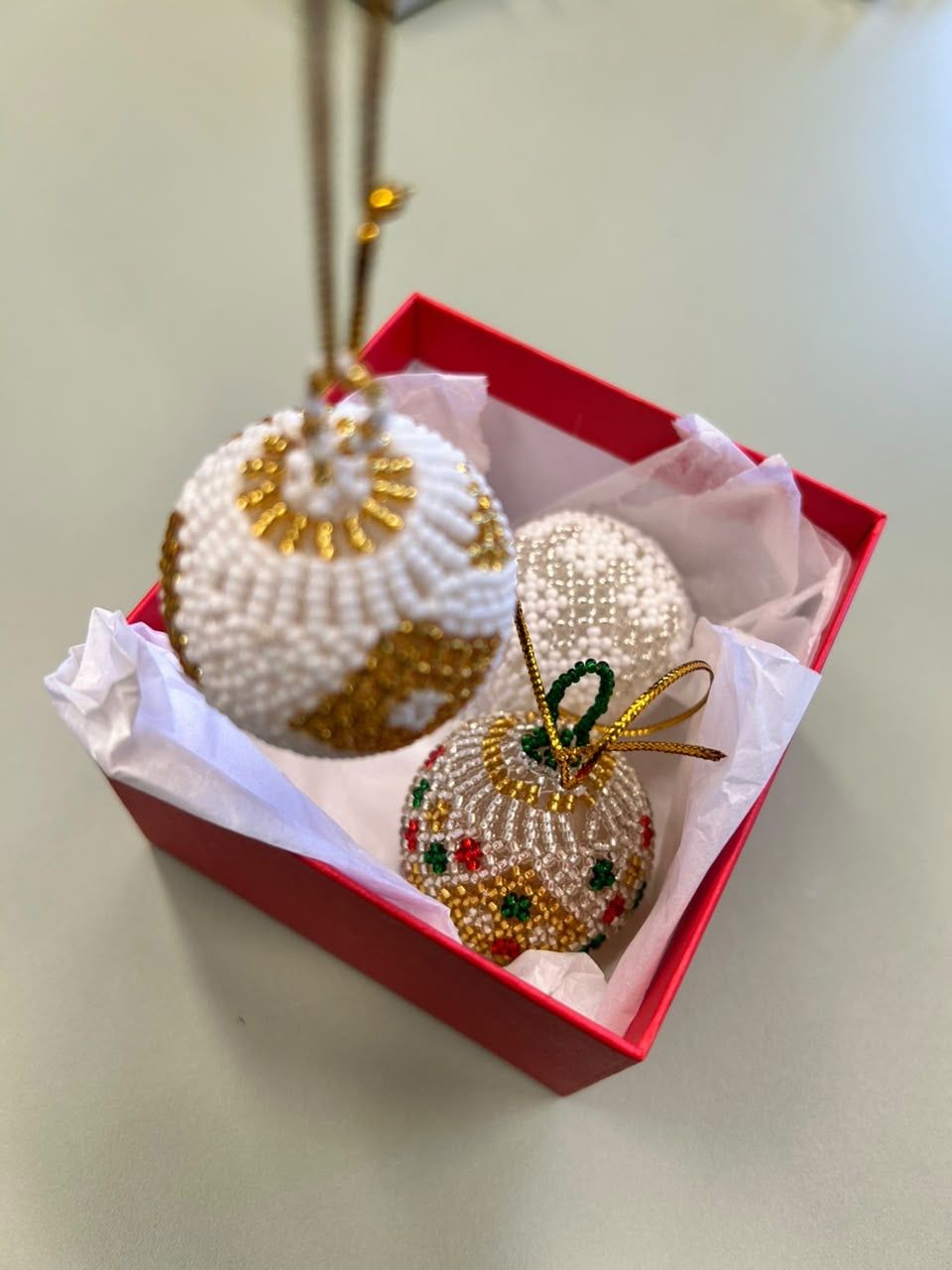 Christmas Baubles x 3