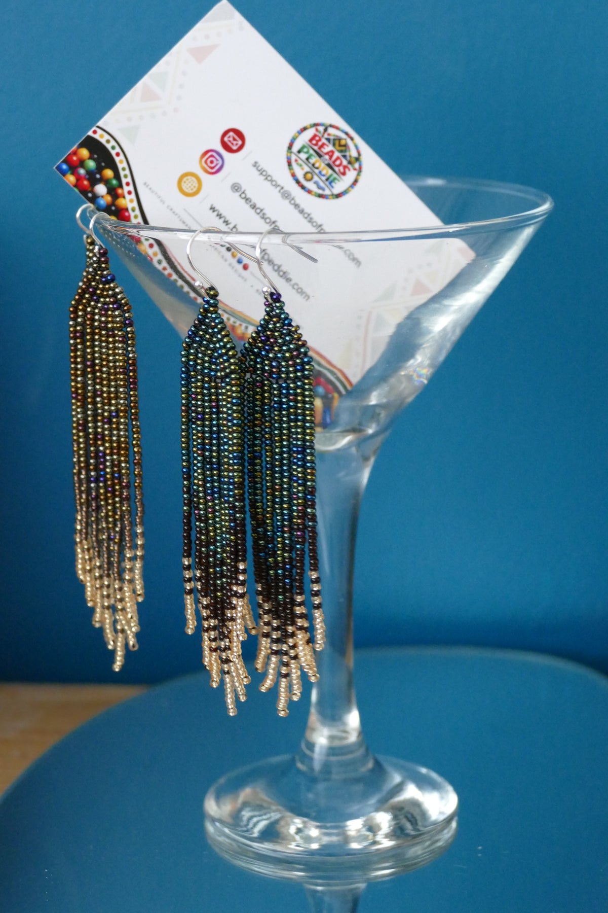 Emerald Drift Earrings