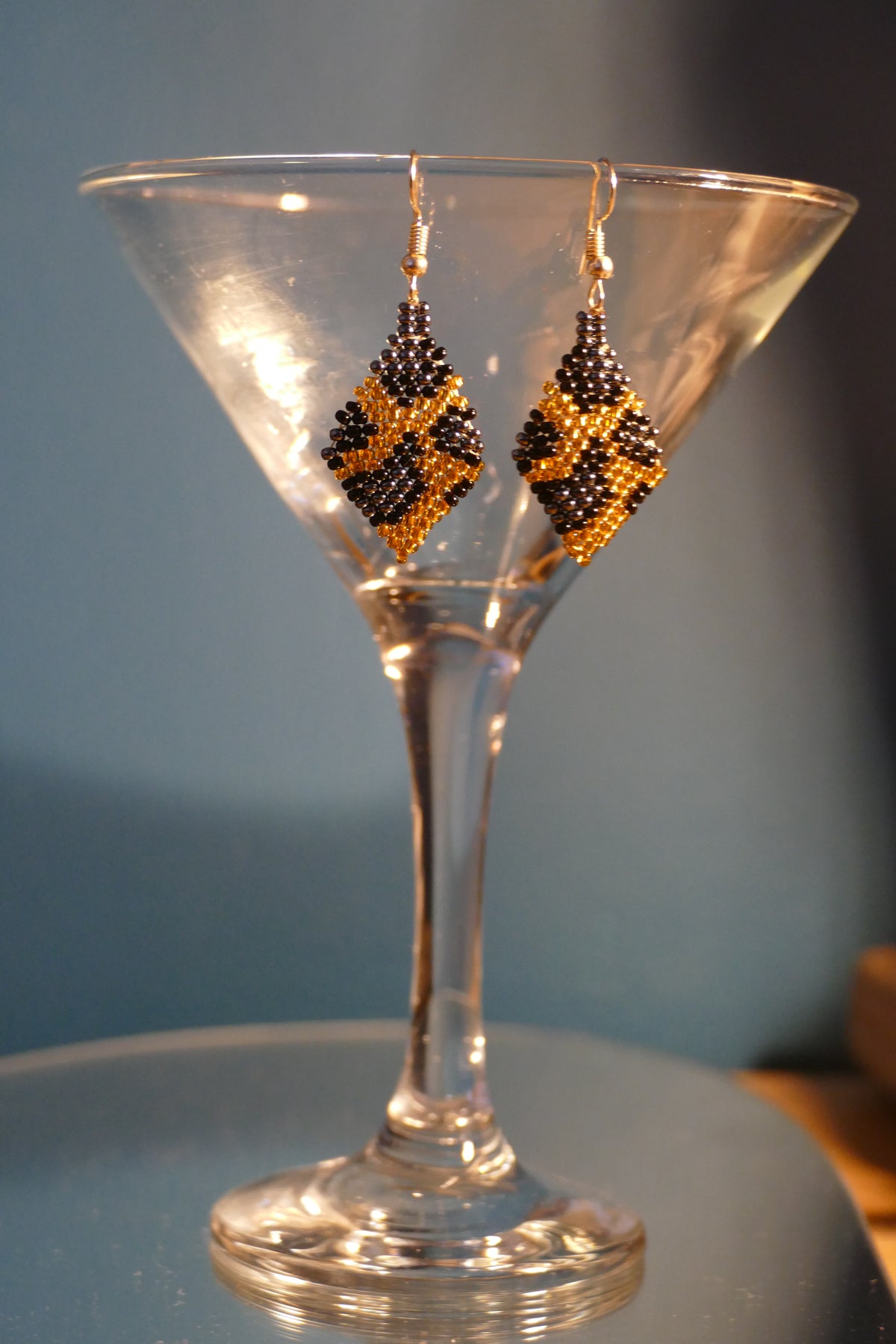 Bronze Eclipse Earrings