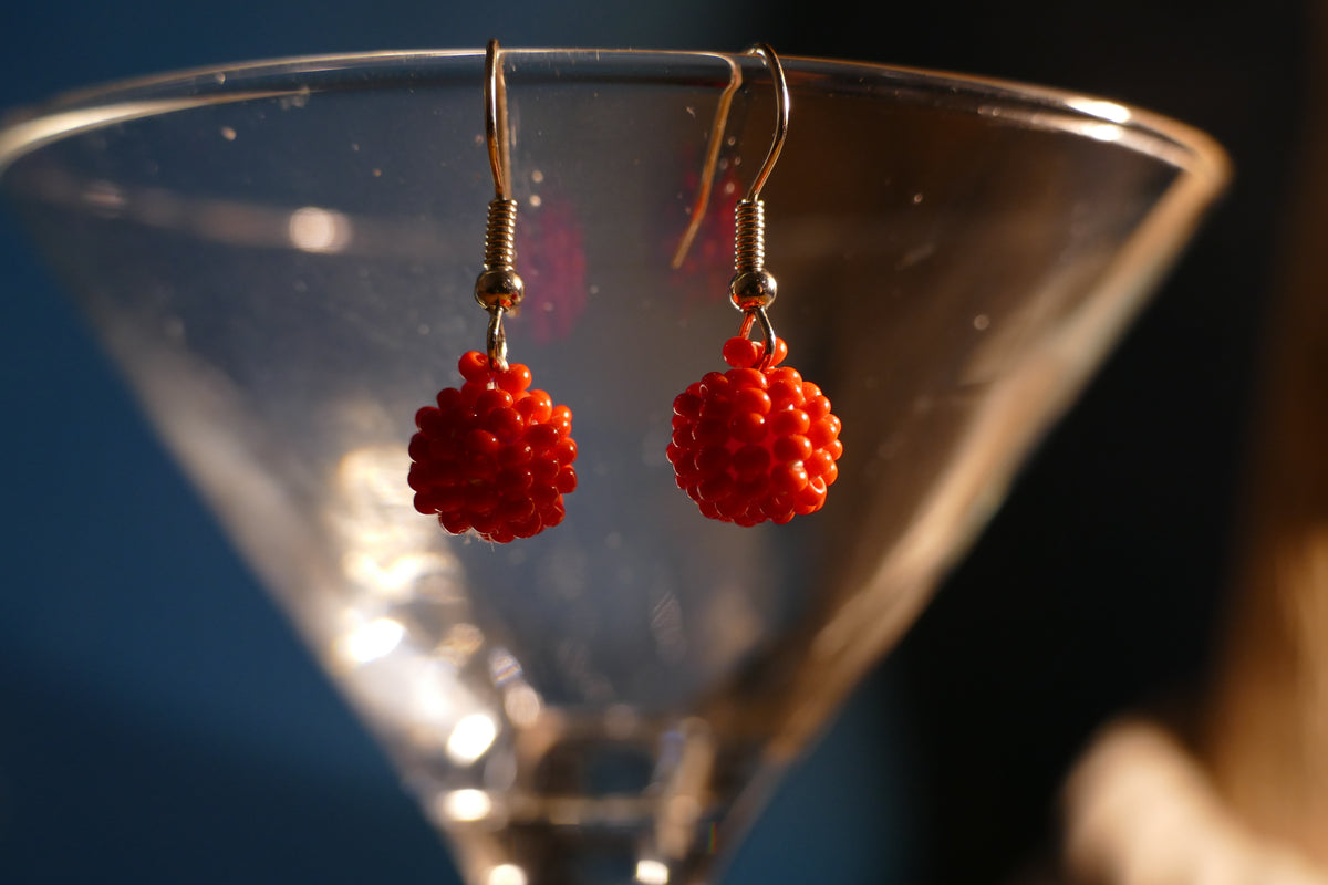 Ruby Bloom Earrings