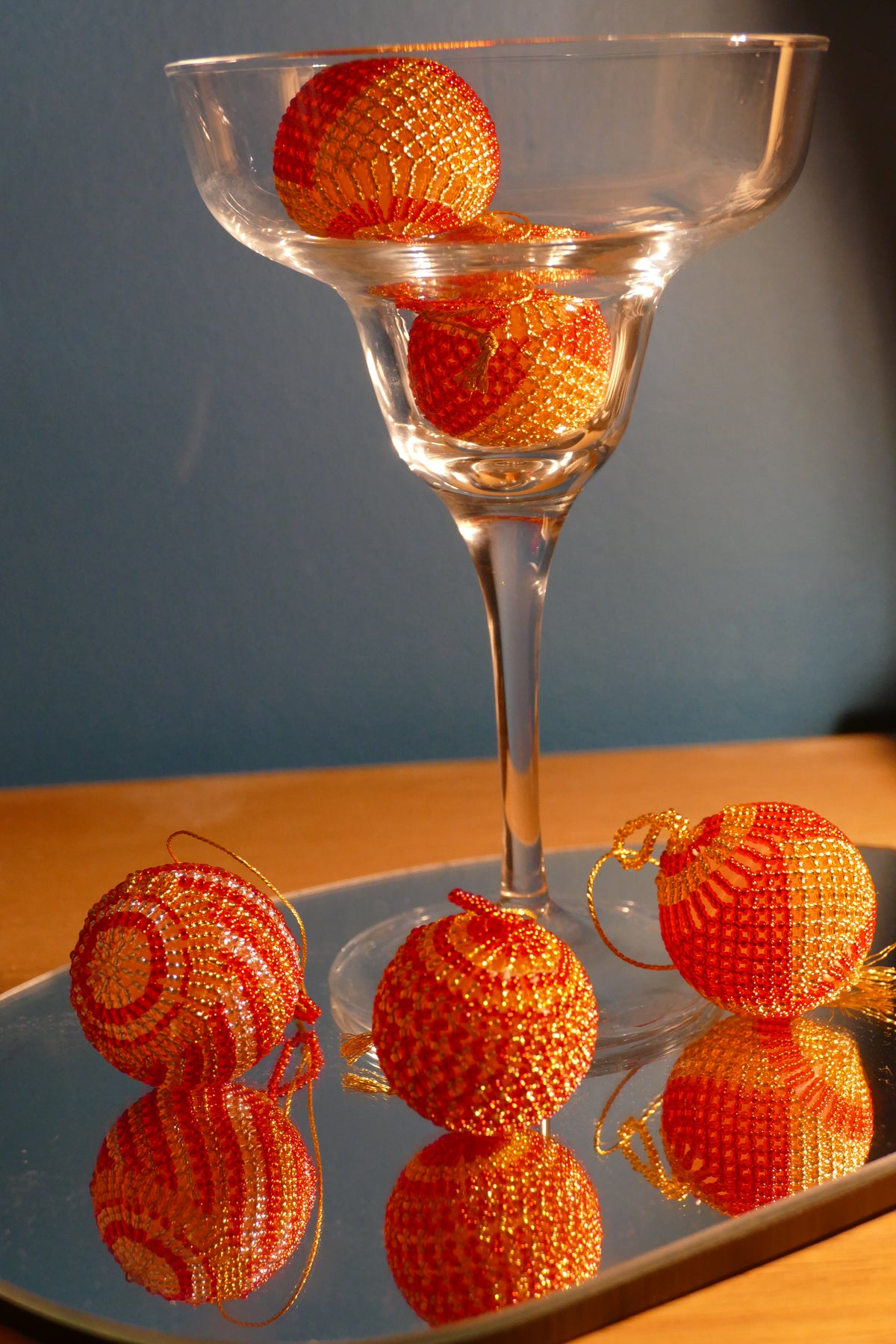 Ruby Celebration Christmas Ball