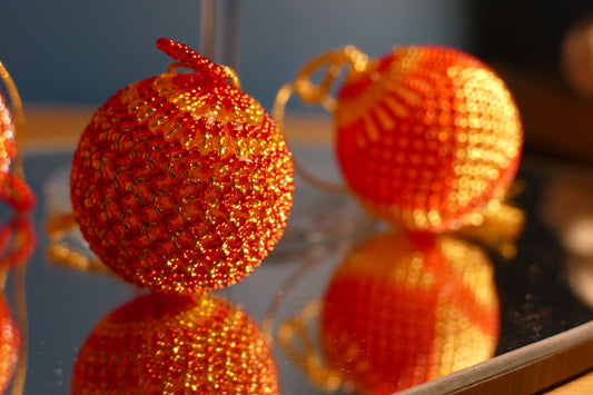 Ruby Celebration Christmas Ball