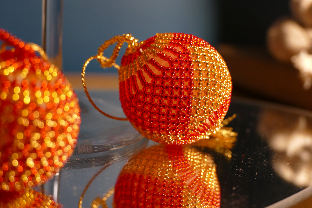 Ruby Celebration Christmas Ball