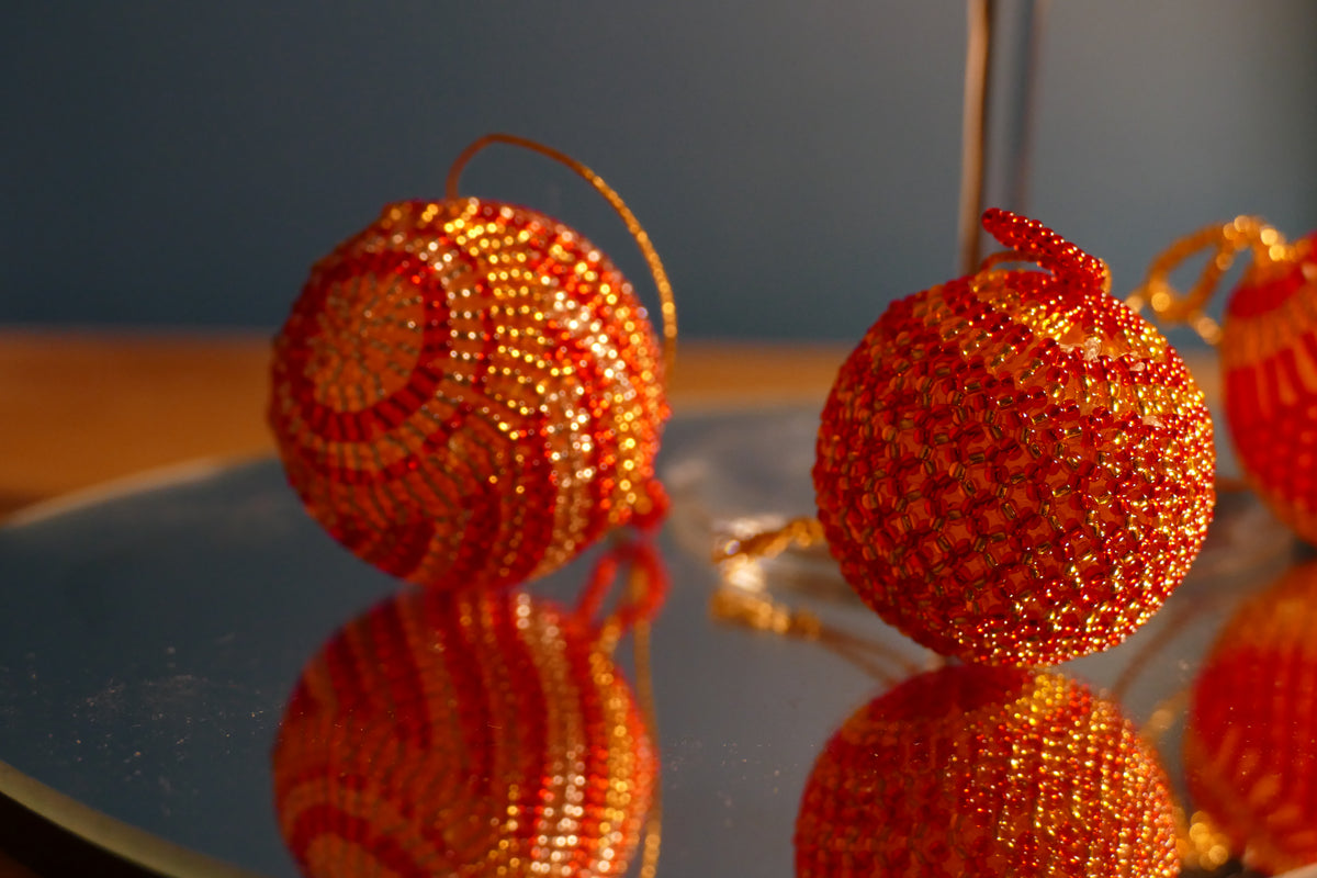Ruby Celebration Christmas Ball